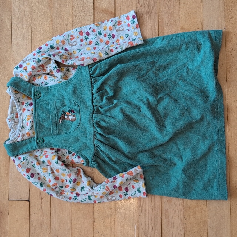 Jojo Maman Bebe Easter Rabbit Dress Set